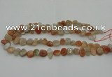 CCH680 15.5 inches 8*10mm - 13*18mm sunstone chips beads wholesale