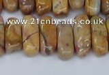 CCH711 15.5 inches 5*10mm - 5*15mm venus jasper chips beads