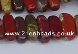 CCH716 15.5 inches 5*10mm - 5*15mm apple jasper chips beads