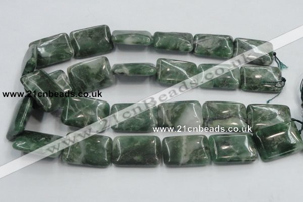 CCJ02 15.5 inches 22*30mm rectangle natural African jade beads wholesale