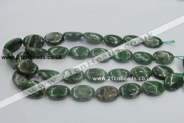 CCJ06 15.5 inches 18*25mm oval natural African jade beads wholesale