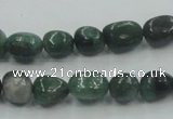 CCJ11 15.5 inches 8*12mm nugget natural African jade beads wholesale