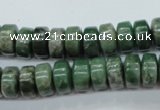 CCJ16 15.5 inches 6*10mm tyre natural African jade beads wholesale