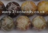 CCJ215 15.5 inches 14mm round China jade beads wholesale