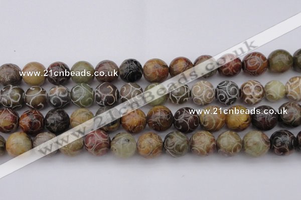 CCJ215 15.5 inches 14mm round China jade beads wholesale