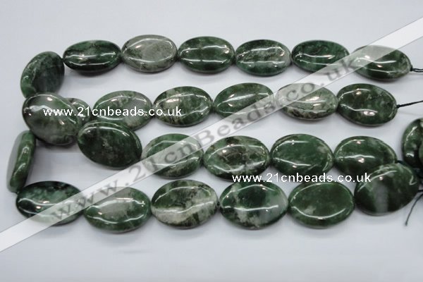 CCJ23 15.5 inches 22*30mm oval natural African jade beads wholesale