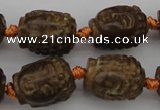 CCJ232 15.5 inches 13*18mm carved buddha China jade beads