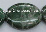 CCJ25 15.5 inches 30*40mm oval natural African jade beads wholesale