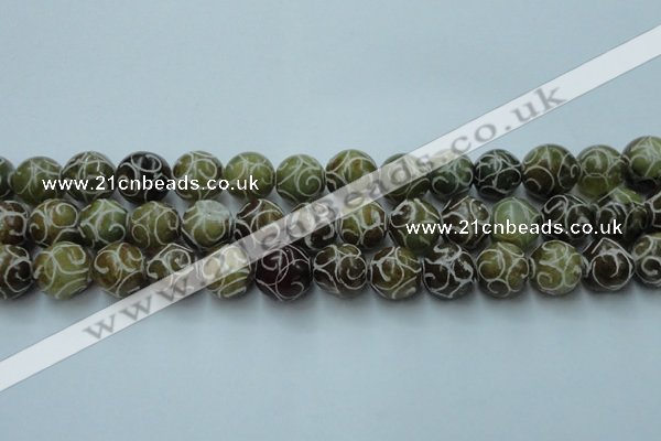 CCJ304 15.5 inches 12mm round China jade beads wholesale