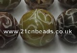 CCJ309 15.5 inches 24mm round China jade beads wholesale