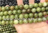 CCJ333 15.5 inches 10mm round green China jade beads wholesale