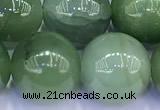 CCJ386 15 inches 12mm round China jade beads