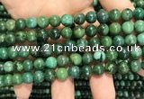 CCJ402 15.5 inches 8mm round west African jade beads wholesale