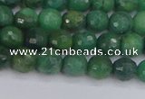 CCJ411 15.5 inches 6mm faceted round west African jade beads