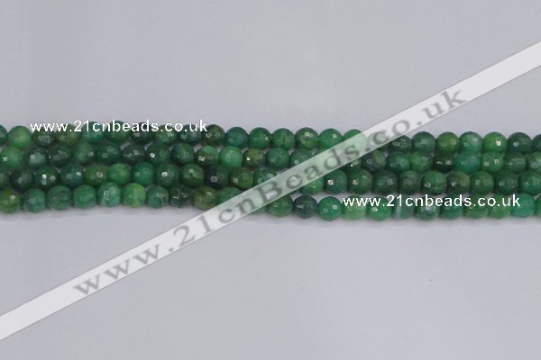 CCJ411 15.5 inches 6mm faceted round west African jade beads