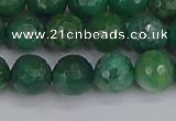 CCJ412 15.5 inches 8mm faceted round west African jade beads