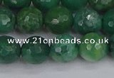 CCJ413 15.5 inches 10mm faceted round west African jade beads