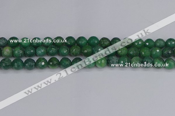 CCJ413 15.5 inches 10mm faceted round west African jade beads