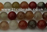 CCJ452 15.5 inches 8mm round colorful jasper beads wholesale