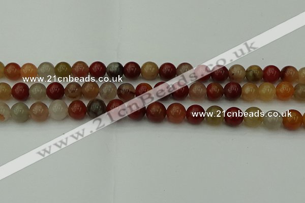 CCJ453 15.5 inches 10mm round colorful jasper beads wholesale