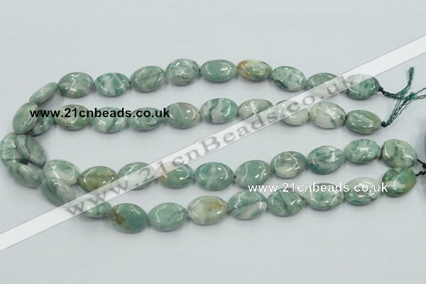 CCJ50 15.5 inches 13*18mm oval African jade gemstone beads