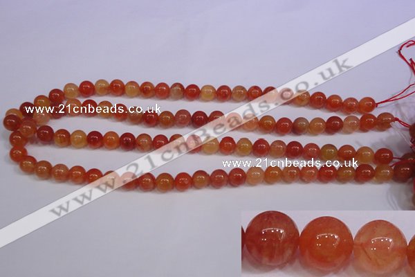 CCL03 15 inches 8mm round carnelian gemstone beads wholesale