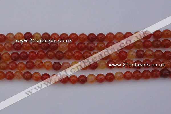 CCL61 15.5 inches 6mm round carnelian gemstone beads wholesale