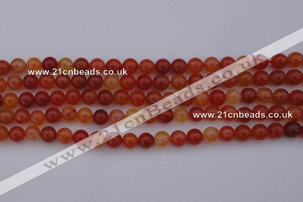 CCL62 15.5 inches 8mm round carnelian gemstone beads wholesale