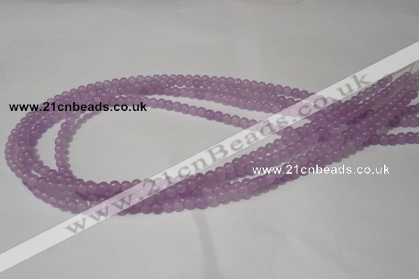 CCN08 15.5 inches 4mm round candy jade beads wholesale
