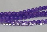 CCN09 15.5 inches 4mm round candy jade beads wholesale