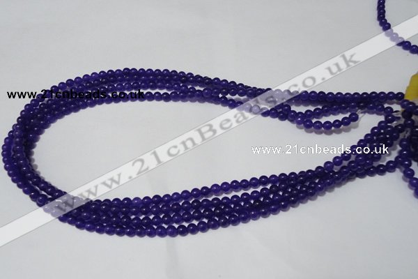 CCN10 15.5 inches 4mm round candy jade beads wholesale