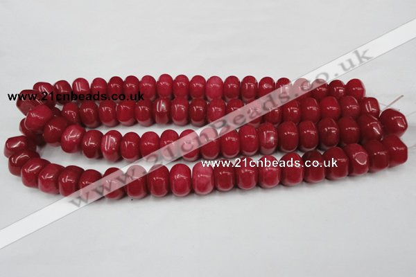 CCN100 15.5 inches 10*15mm rondelle candy jade beads wholesale