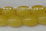 CCN111 15.5 inches 12*16mm rice candy jade beads wholesale