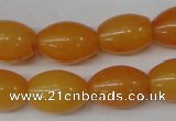 CCN112 15.5 inches 12*16mm rice candy jade beads wholesale