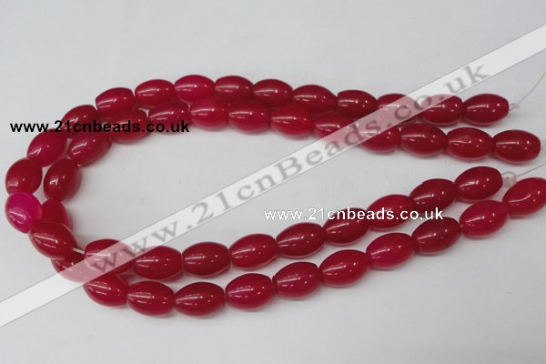 CCN114 15.5 inches 12*16mm rice candy jade beads wholesale