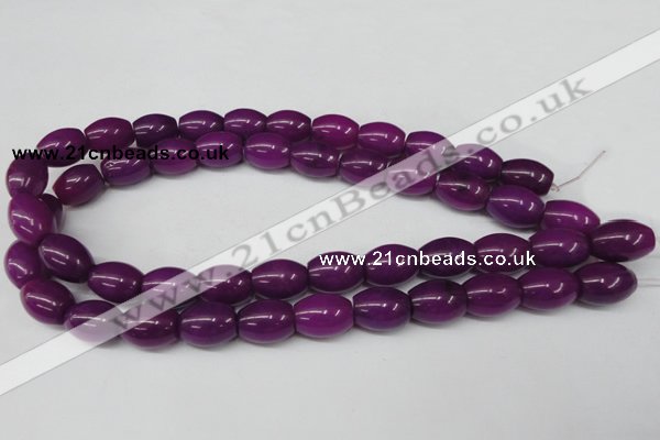 CCN115 15.5 inches 12*16mm rice candy jade beads wholesale