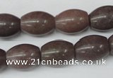 CCN116 15.5 inches 12*16mm rice candy jade beads wholesale