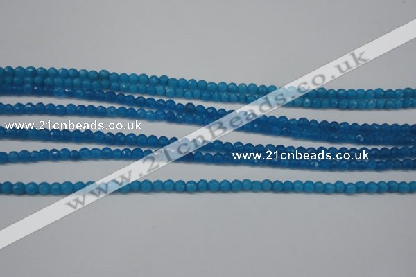 CCN1200 15.5 inches 4mm faceted round candy jade beads wholesale