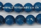 CCN1205 15.5 inches 14mm faceted round candy jade beads wholesale