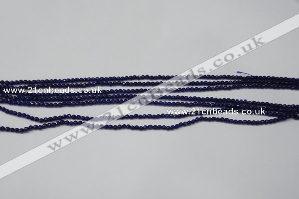 CCN1210 15.5 inches 3mm faceted round candy jade beads wholesale