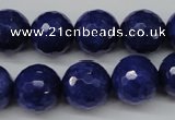 CCN1216 15.5 inches 14mm faceted round candy jade beads wholesale