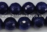 CCN1217 15.5 inches 16mm faceted round candy jade beads wholesale