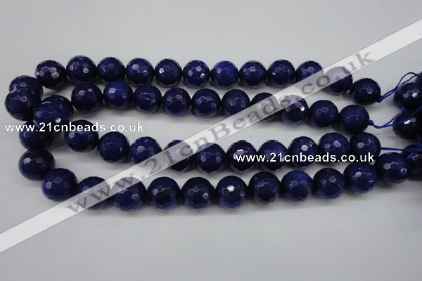 CCN1217 15.5 inches 16mm faceted round candy jade beads wholesale