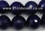 CCN1218 15.5 inches 18mm faceted round candy jade beads wholesale