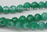 CCN1223 15.5 inches 8mm faceted round candy jade beads wholesale