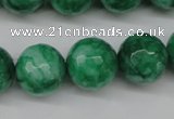 CCN1227 15.5 inches 16mm faceted round candy jade beads wholesale