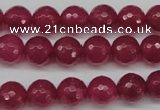 CCN1234 15.5 inches 10mm faceted round candy jade beads wholesale