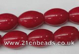 CCN124 15.5 inches 13*18mm rice candy jade beads wholesale