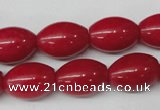 CCN124 15.5 inches 13*18mm rice candy jade beads wholesale