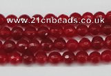 CCN1242 15.5 inches 6mm faceted round candy jade beads wholesale